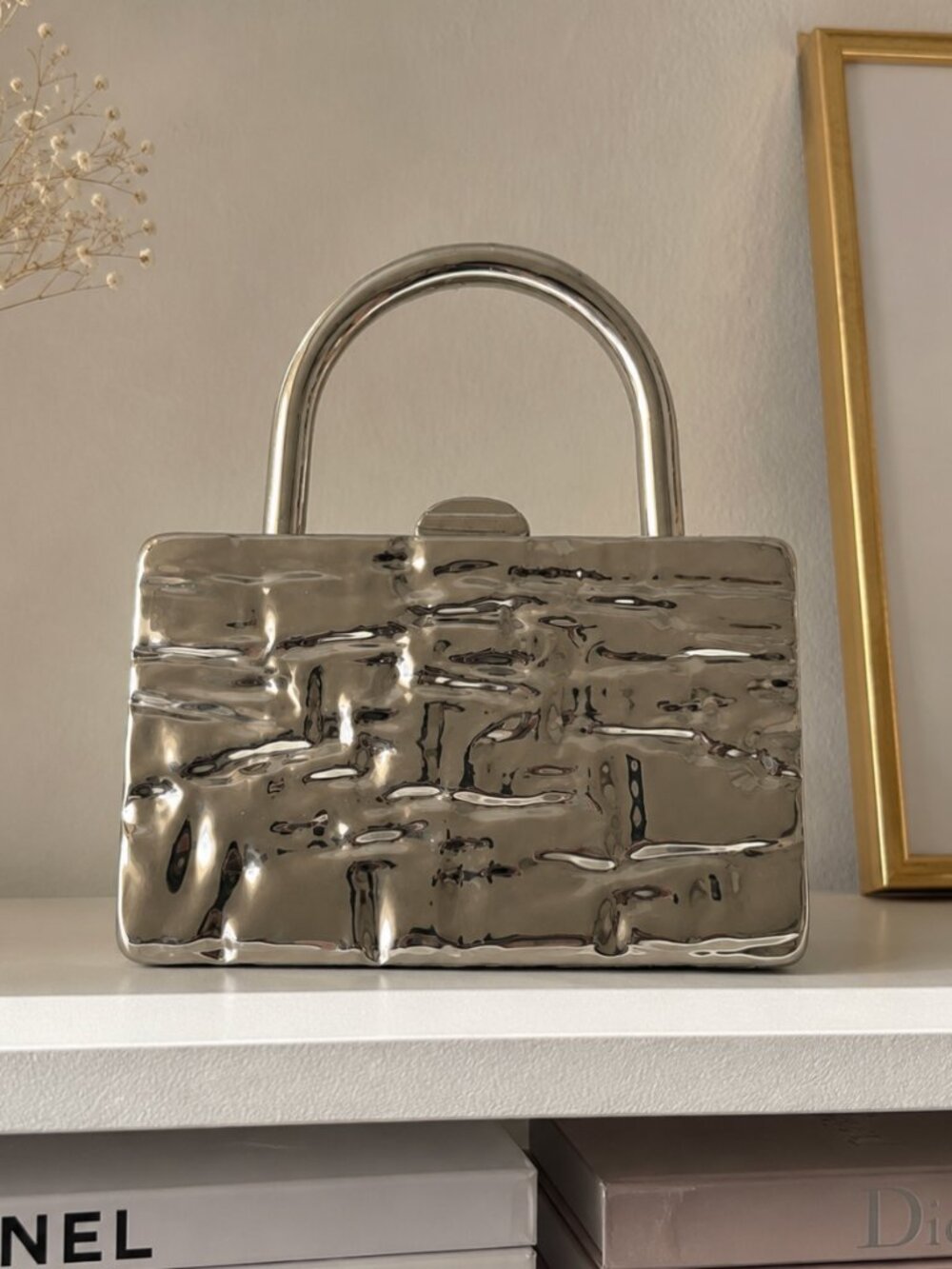 Bakers Metallic Silver Mini Tote Bag